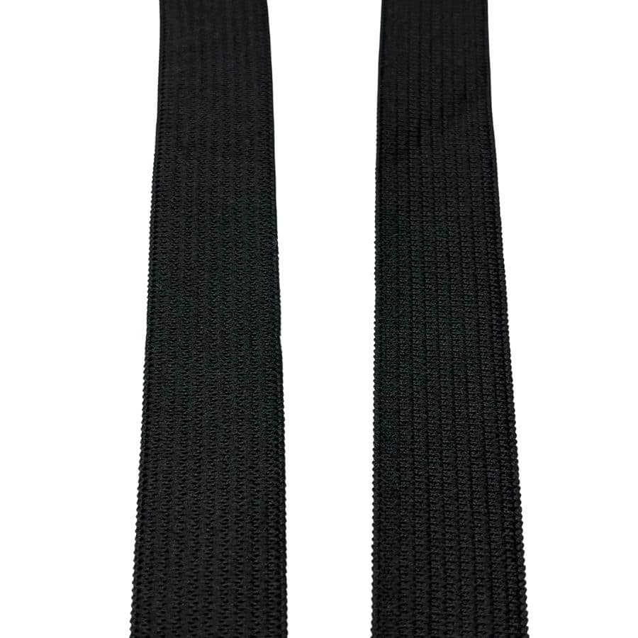 Rollo 250 metros Goma, cinta elástica, blanca o negra, 0,7 cm